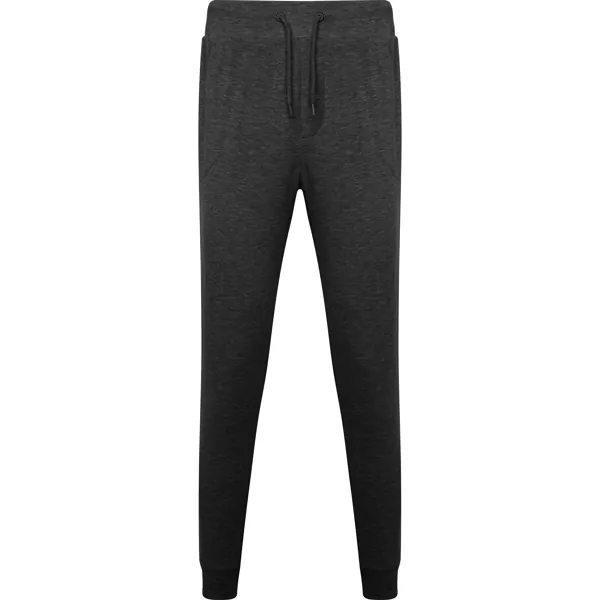 Pantaloni unisex Iria — culoarea Negru melanj, imagine produs