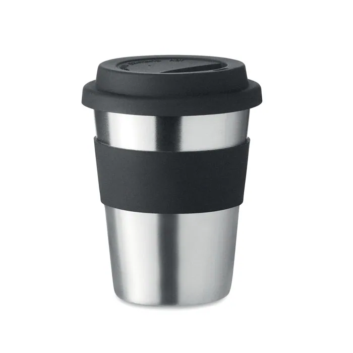 Cană termică IRMUG — culoarea Negru, față