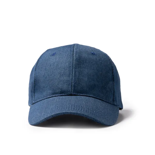 Șapcă Isbud — culoarea Albastru jeans, imagine produs