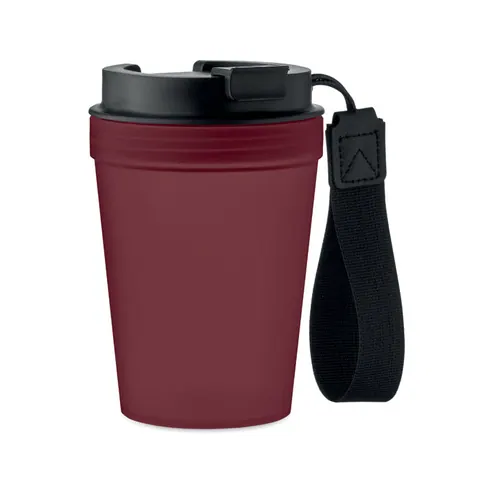 Cană termică ISFORDEN TUMBLER — culoarea Vișiniu, față