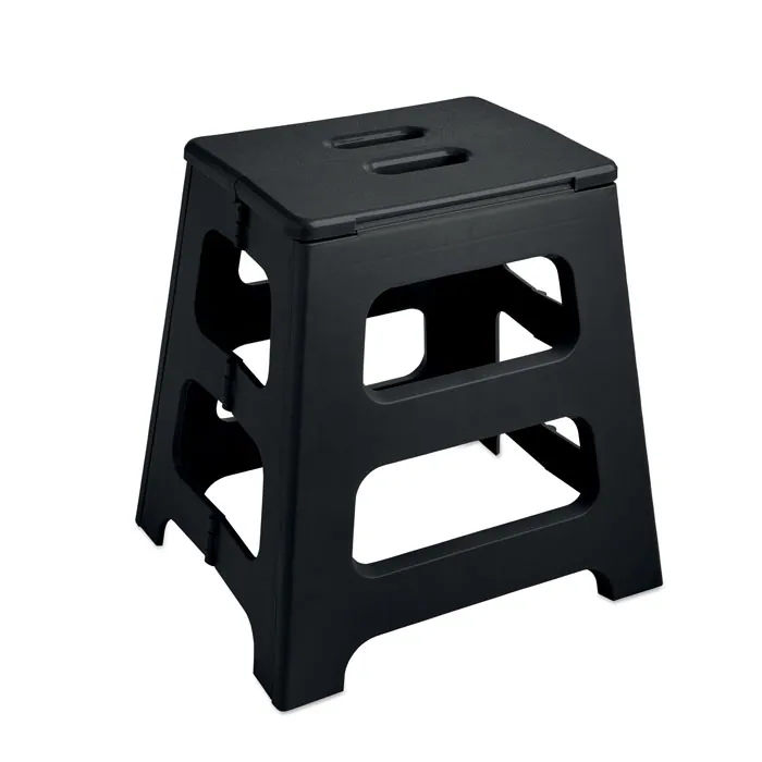 Scaun portabil pliabil JAK — culoarea Negru, față