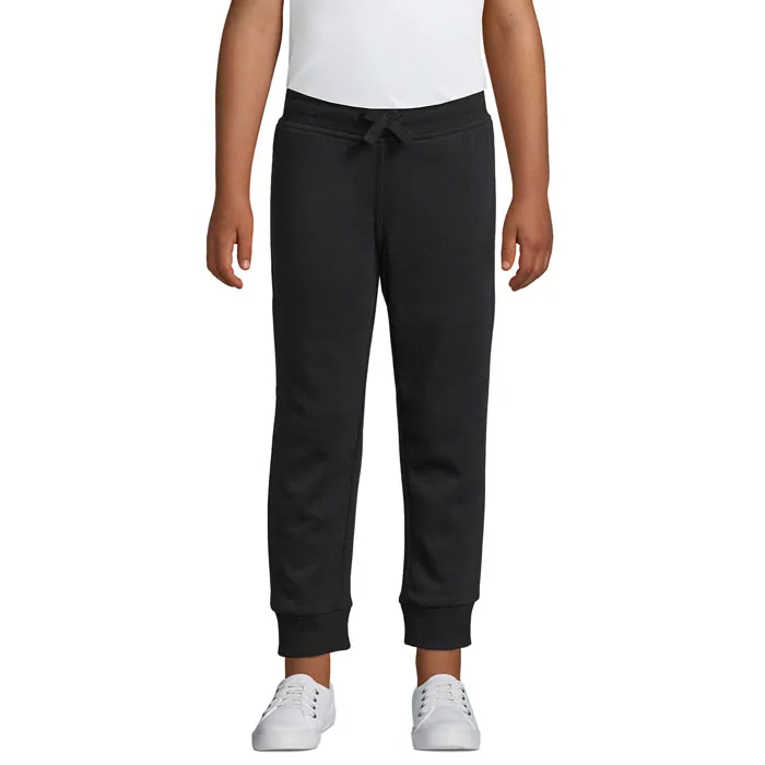 Pantaloni copii JAKE — culoarea Negru, față