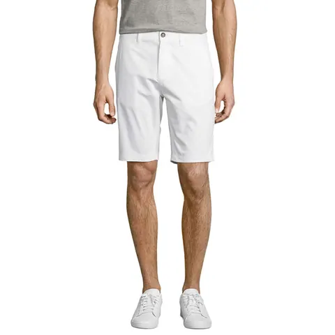 Pantaloni scurți bărbați JASPER — culoarea Alb, față