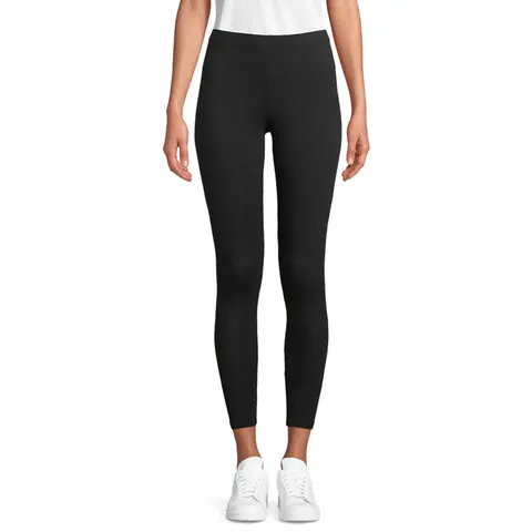 Pantaloni damă JILL — culoarea Negru intens, față