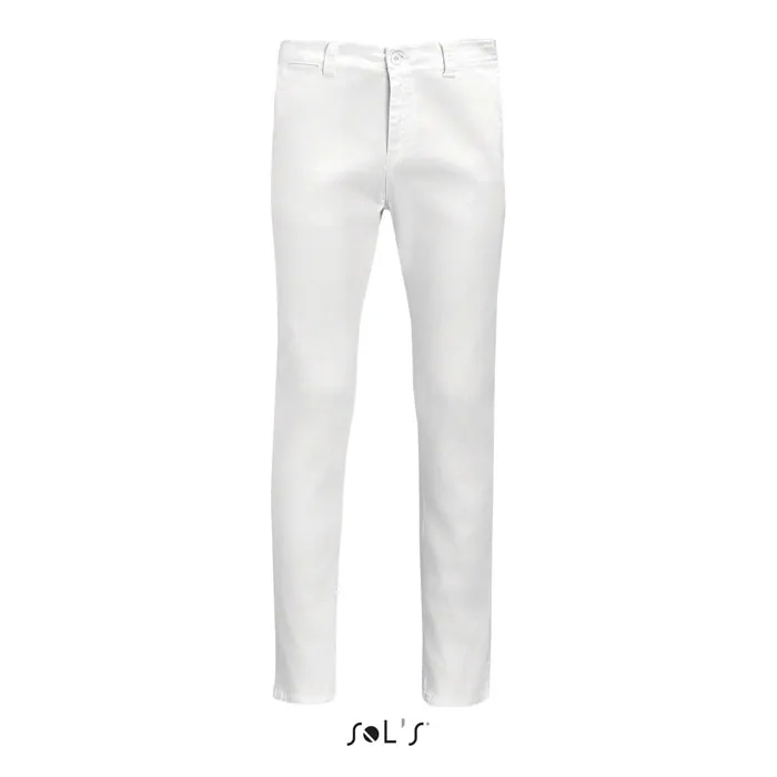 Pantaloni bărbați JULES — culoarea Alb, față