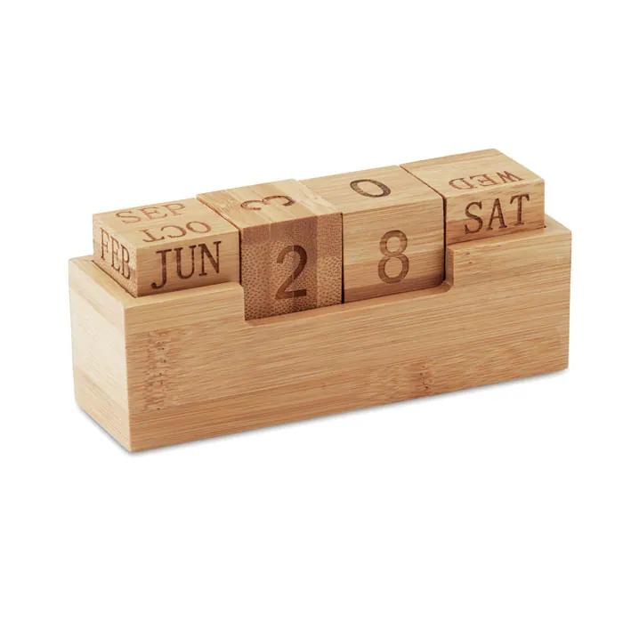 Calendar KARENDA — culoarea Lemn, față