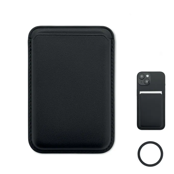 Suport pentru telefon KARTA — culoarea Negru, față