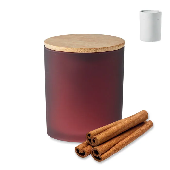 Lumânare KEOPS LARGE — culoarea Vișiniu, față