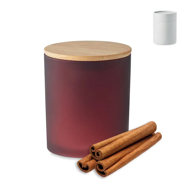 Lumânare KEOPS MEDIUM — culoarea Vișiniu, față