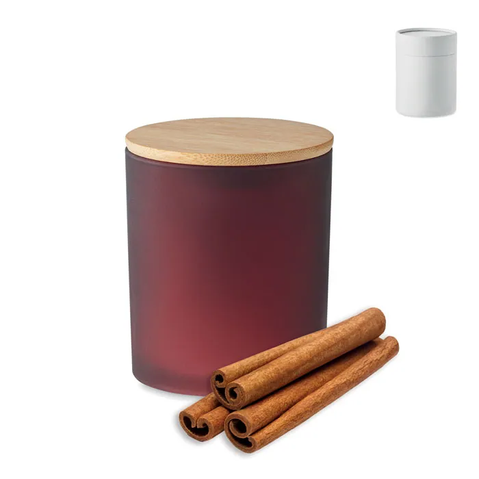 Lumânare KEOPS SMALL — culoarea Vișiniu, față