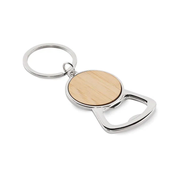 Breloc KEYPOP — culoarea Lemn, față