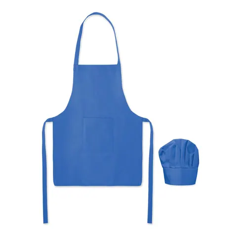 Set de bucătărie CHEF — culoarea Albastru regal, față