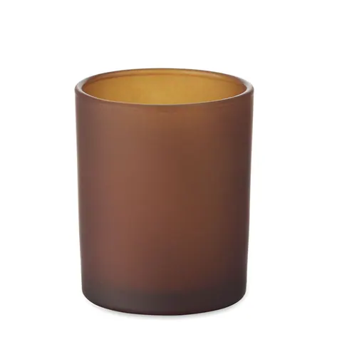 Lumânare KIVAS WOOD — culoarea Maro, față