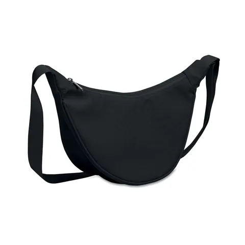 Borsetă KOROVIN CROSS — culoarea Negru, față