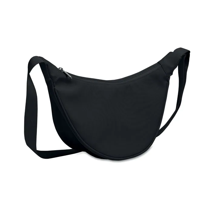 Borsetă KOROVIN CROSS — culoarea Negru, față