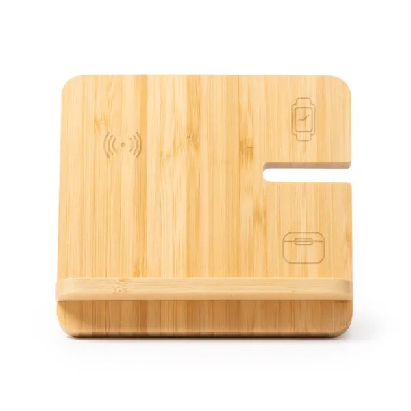 Încărcător wireless Krosy — culoarea Natural, imagine produs