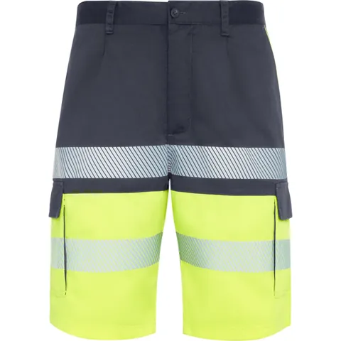 Pantaloni reflectorizanți unisex Lada — culoarea Plumb / Galben fluor, imagine produs