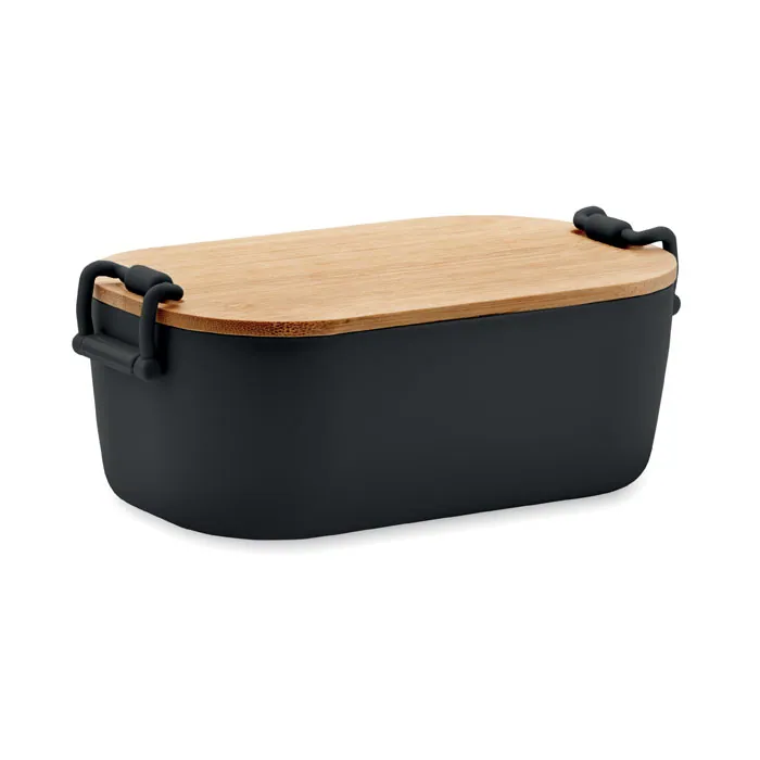 Cutie de prânz LEKKER — culoarea Negru, față