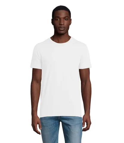Tricou bărbați LEON — culoarea Alb, față