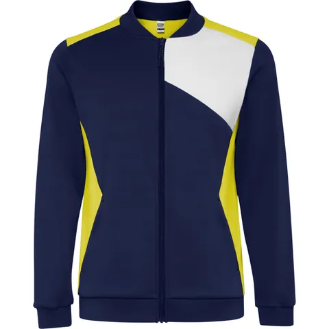 Hanorac sport bărbați Leros — culoarea Galben / Bleumarin, imagine produs