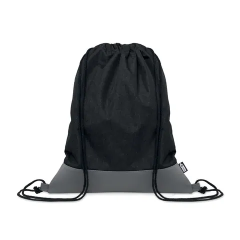 Rucsac cu șnur LIBAG — culoarea Negru, față