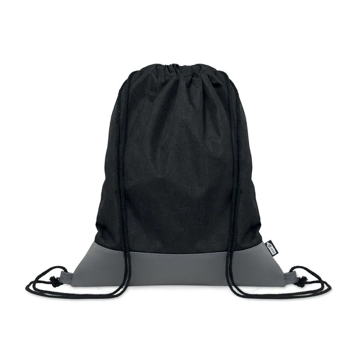 Rucsac cu șnur LIBAG — culoarea Negru, față