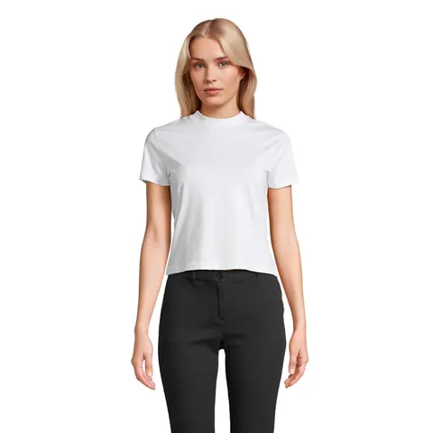 Tricou LILIA — culoarea Alb, față