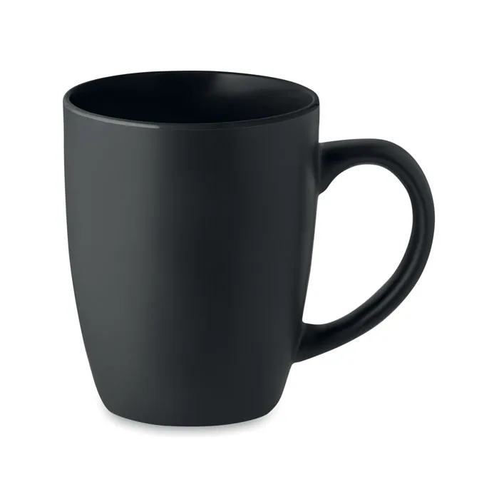Cană ceramică LIM — culoarea Negru, față