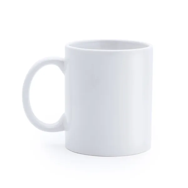 Cană ceramică Lima — culoarea Alb, imagine produs
