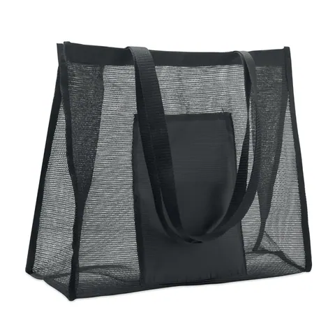 Geantă tote LIMP — culoarea Negru, față