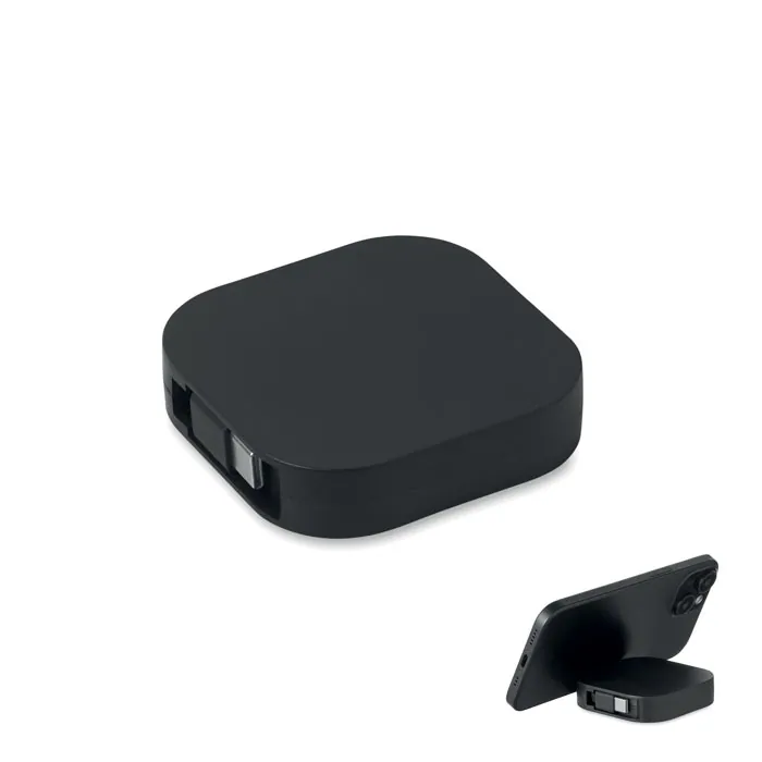 Cablu de încărcare LINEA 100 — culoarea Negru, față