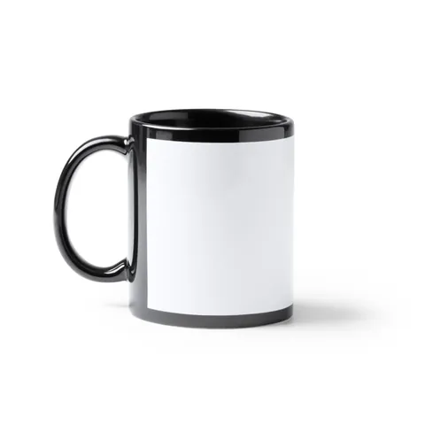 Cană ceramică Lixi — culoarea Negru, imagine produs