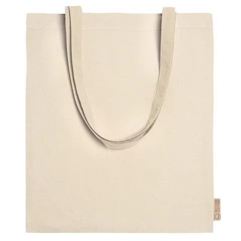 Geantă tote Loren — culoarea Natural, imagine produs