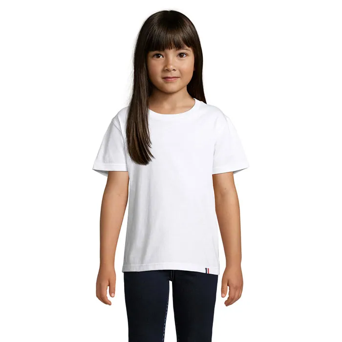 Tricou copii LOU — culoarea Alb, față