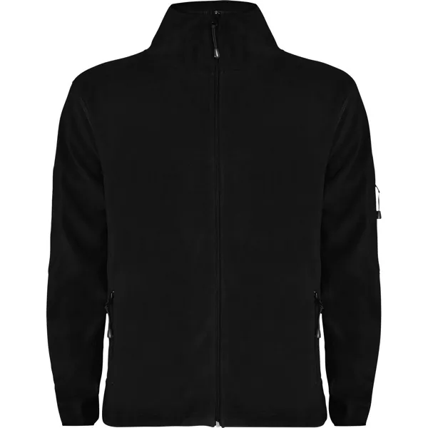 Jachetă fleece bărbați Luciane — culoarea Negru, imagine produs