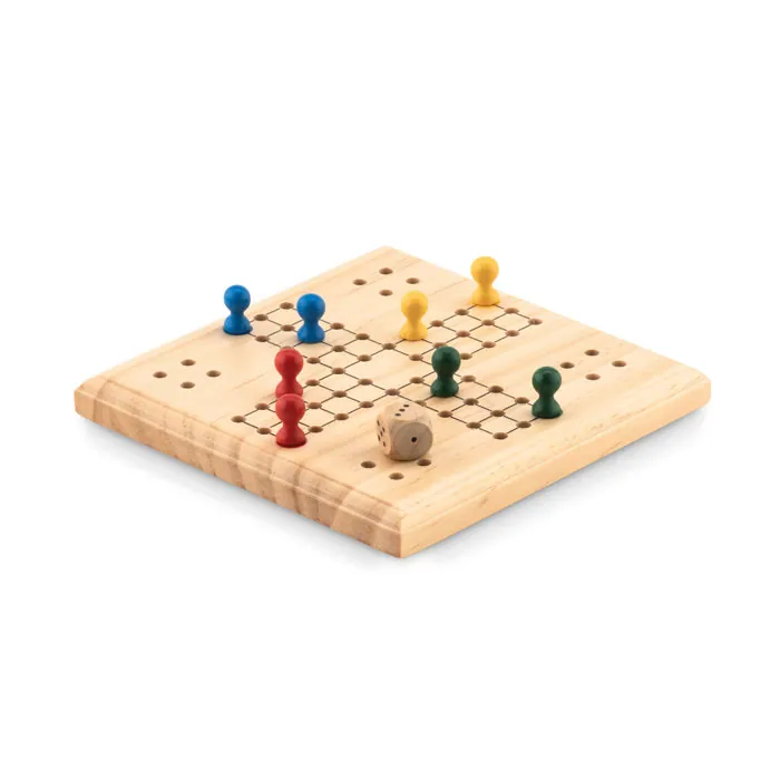 Joc de societate LUDO — culoarea Lemn, față