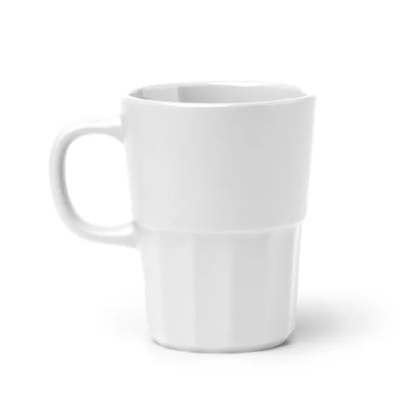 Cană ceramică Lunger — culoarea Alb, imagine produs