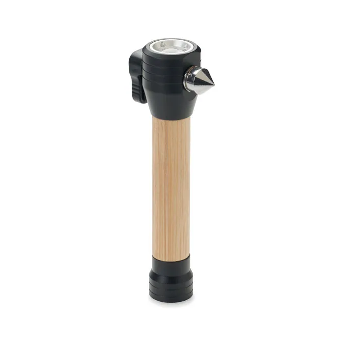 Ciocan de urgență LUSTRE — culoarea Lemn, față