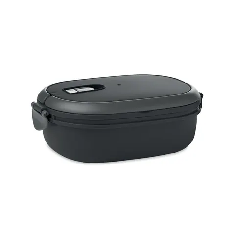 Cutie de prânz LUX LUNCH — culoarea Negru, față