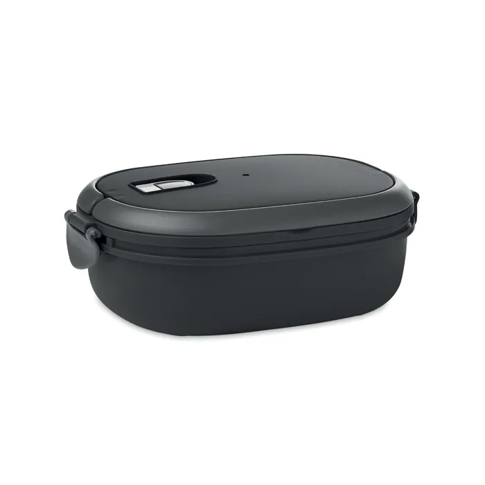 Cutie de prânz LUX LUNCH — culoarea Negru, față