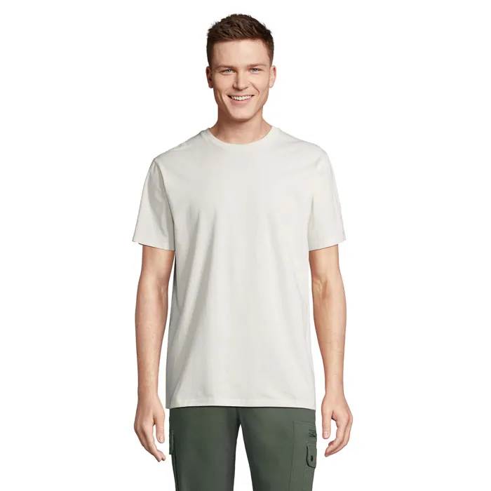 Tricou LYAM — culoarea Alb absolut, față