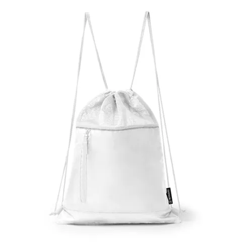 Rucsac cu șnur Maskot — culoarea Alb, imagine produs