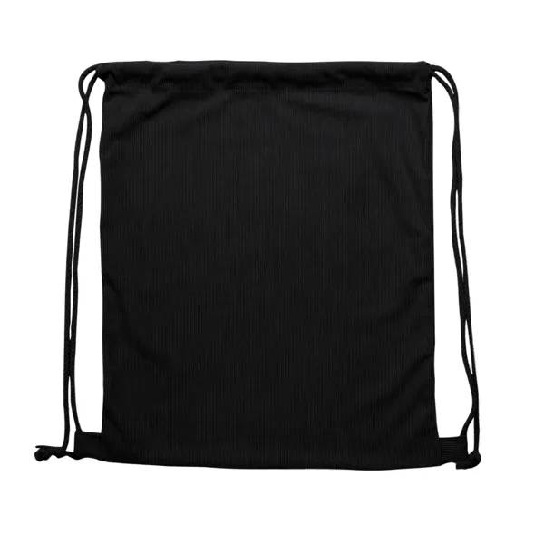 Rucsac cu șnur Masur — culoarea Negru, imagine produs