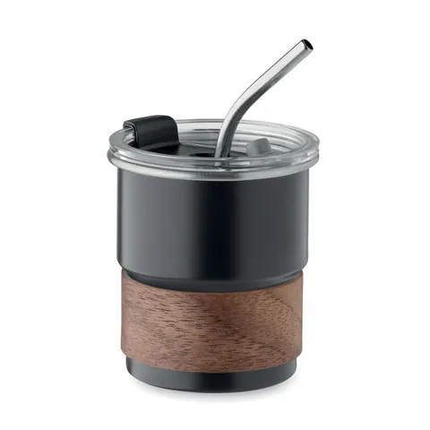 Cană termică MATE — culoarea Negru, față