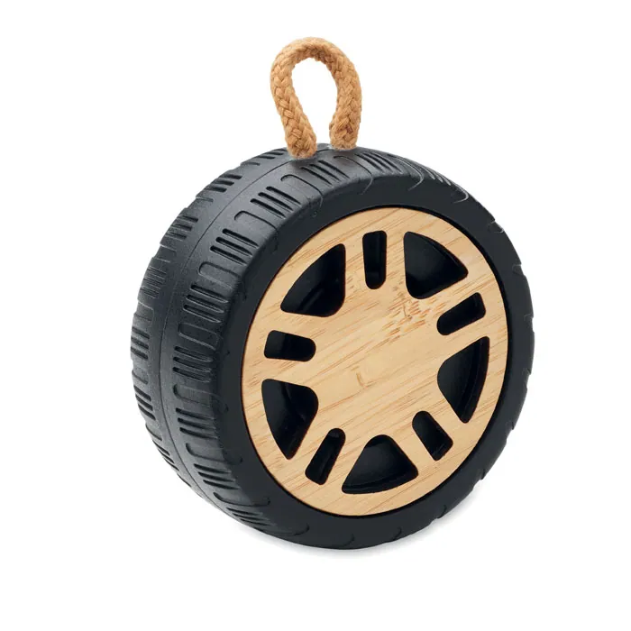 Boxă portabilă MATIC — culoarea Lemn, față