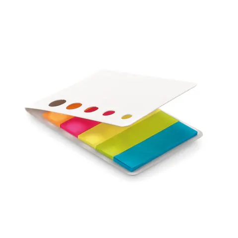 Notițe adezive MEMOSTICKY — culoarea Alb, față