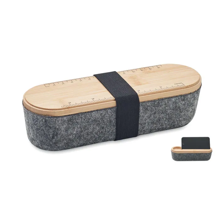Accesoriu de scris MILE — culoarea Lemn, față
