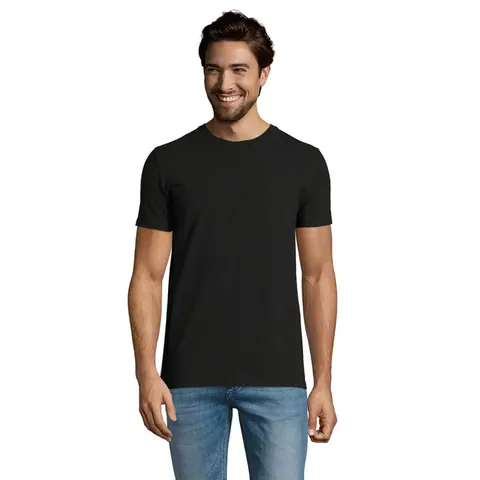 Tricou bărbați MILLENIUM — culoarea Negru intens, față