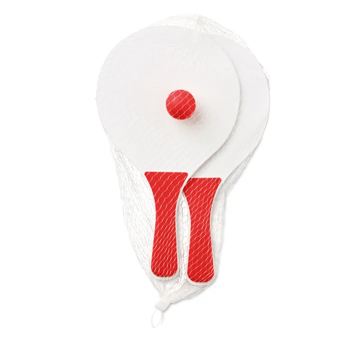 Set mic de tenis MINI MATCH — culoarea Roșu, față