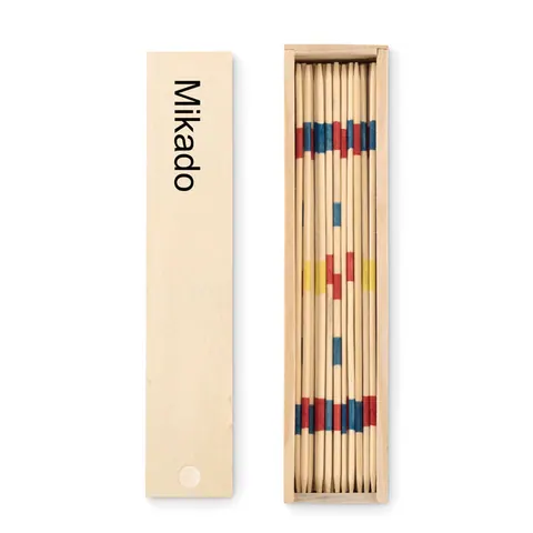 Joc de îndemânare MINI MIKADO — culoarea Lemn, față